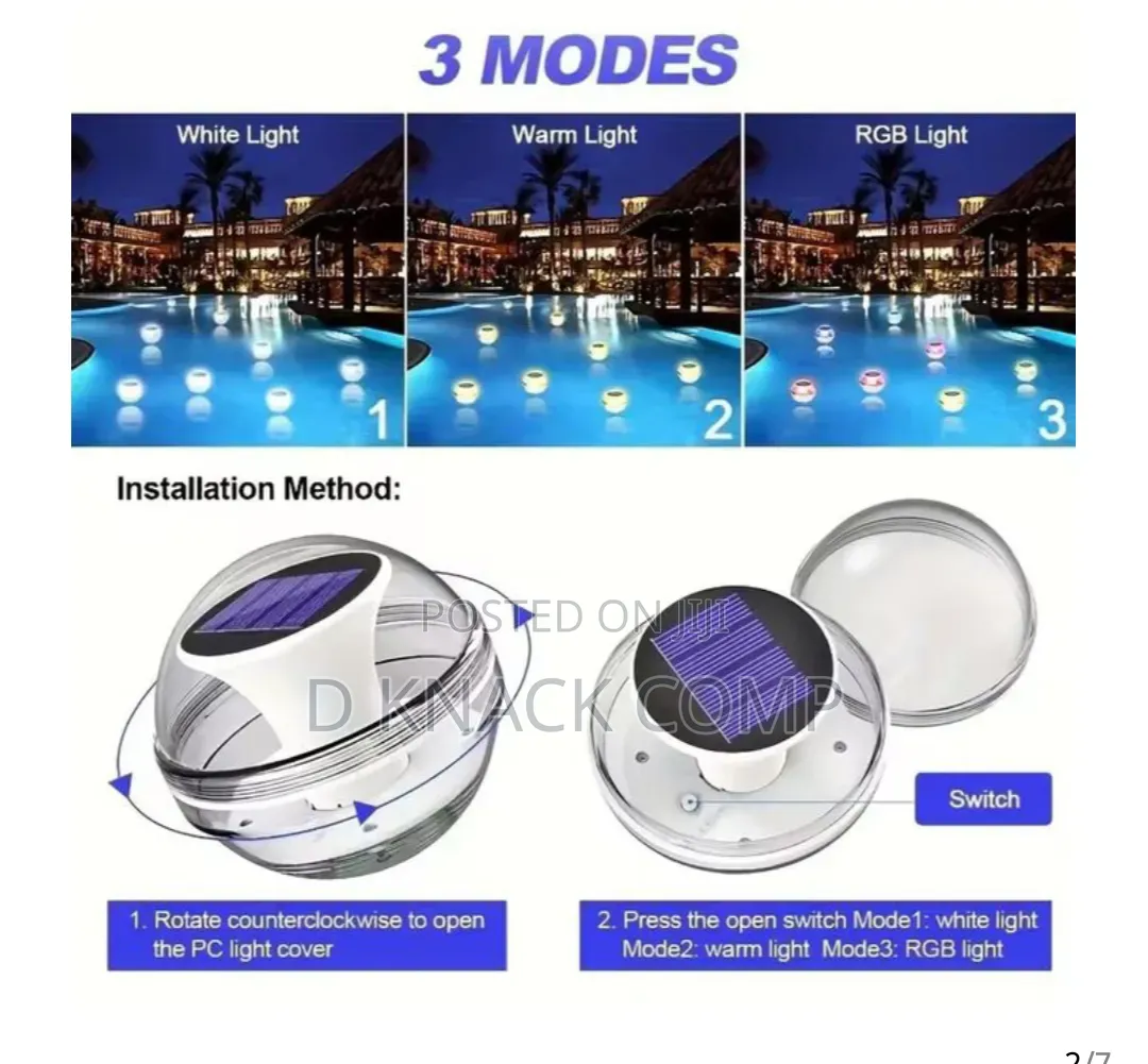 Solar Light Floating Swimming Pool Ball