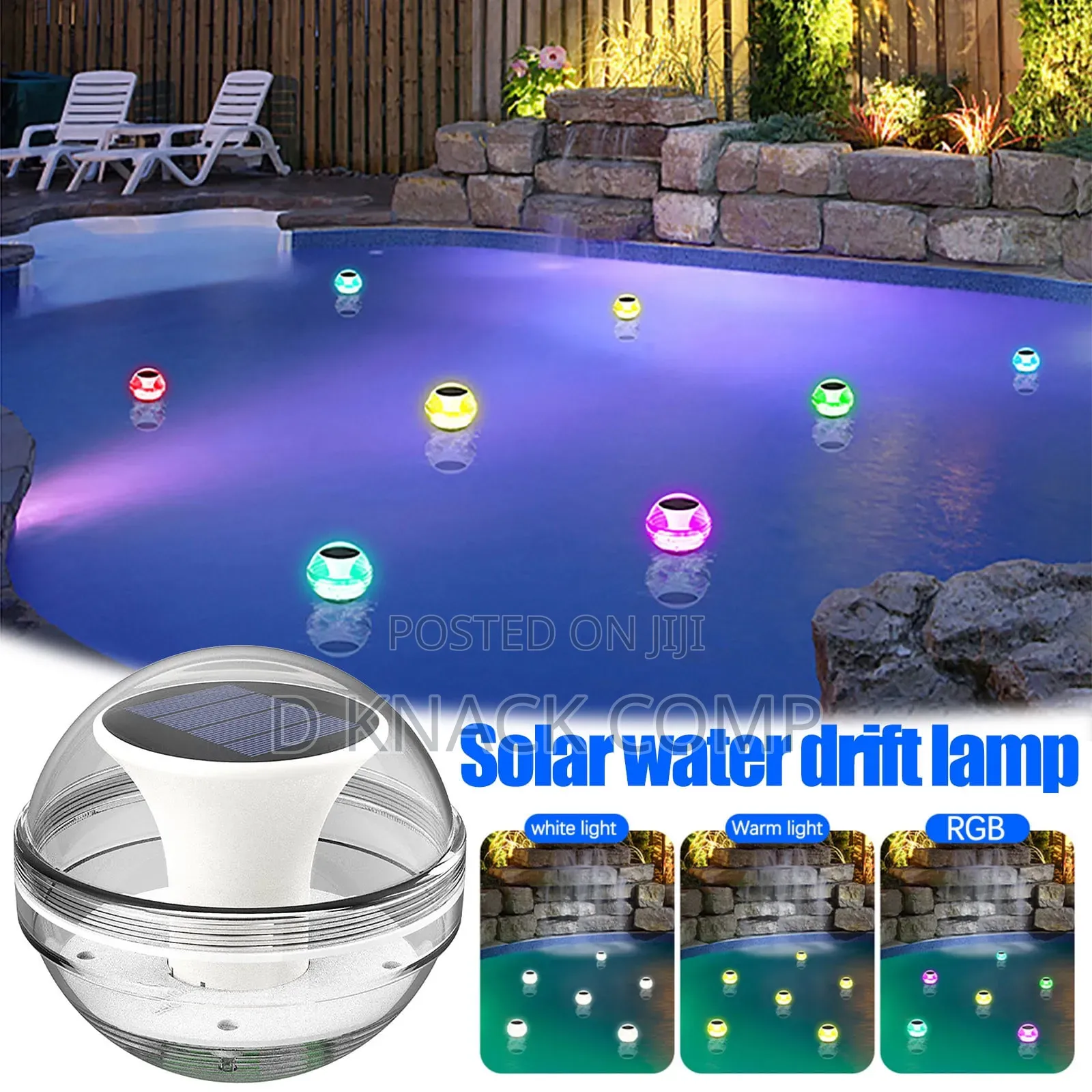 Solar Light Floating Swimming Pool Ball
