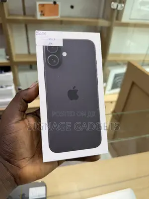 New Apple iPhone 16 Plus 256 GB Black