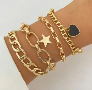 5 in 1 Gold Bracelets