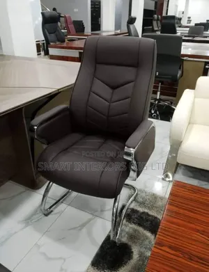 Executive Visitor Office Chair (Coffee Brown)