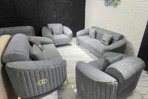 Complete Set of Chair Made With Velvet Materials