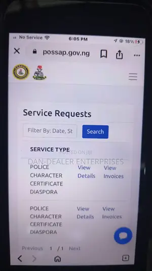 Police Character Report