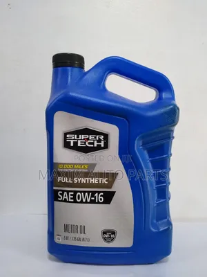 Super Tech 0w-16 Full Synthetic Motor Oil ,5 Quart