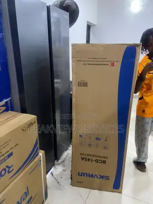 Skyrun BCD-145A Double Door Refrigerator 145L With Top Freezer