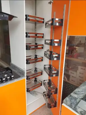Built-in Stainless Pantry Rack