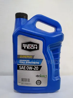 Super Tech 0w-20 Advanced Full Synthetic Motor Oil (20,000 Miles)
