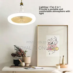 Ceiling Fan in Abuja. Portable Roof Bulb Fan With Light Abuja.