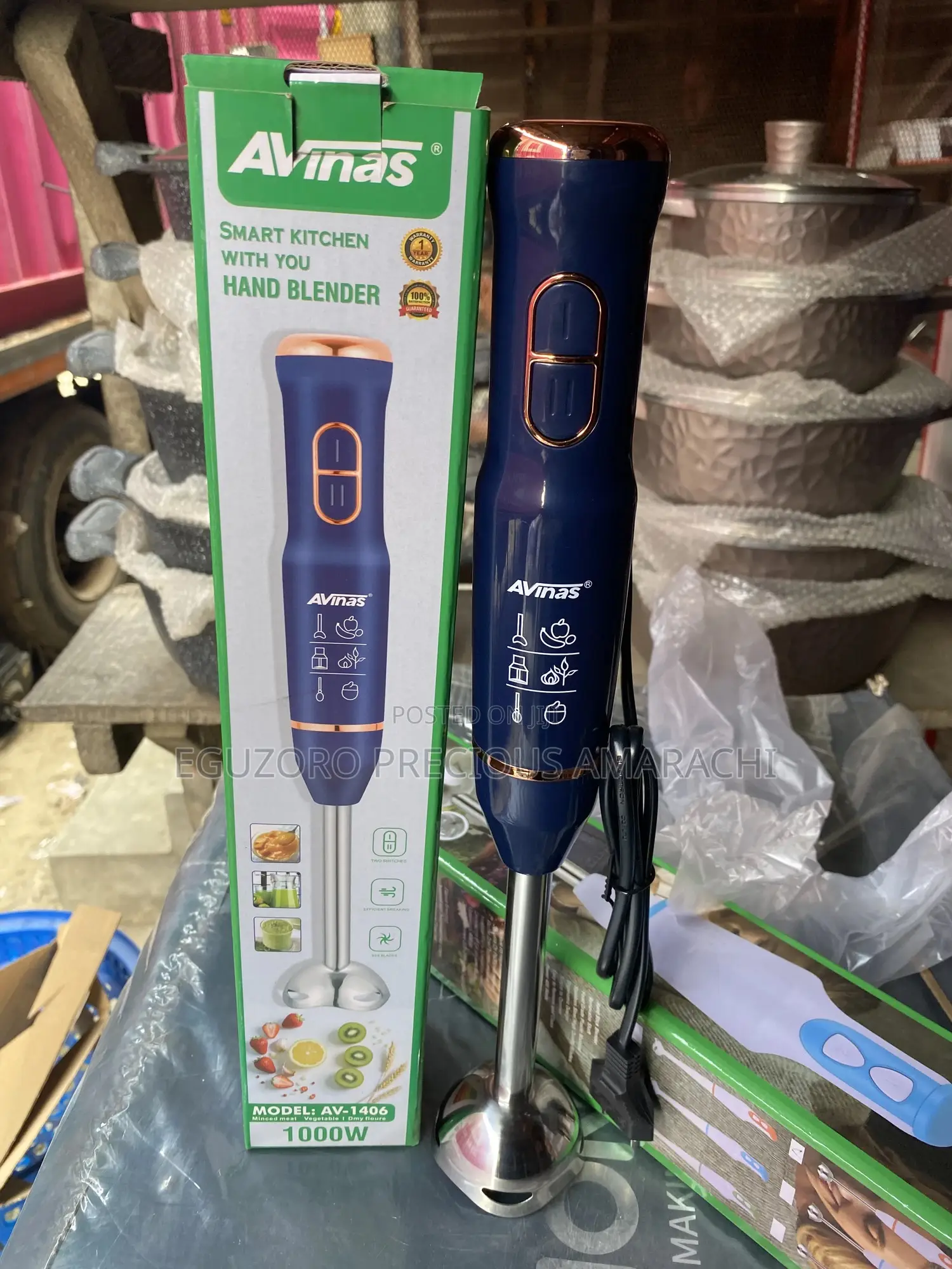 Avinas Hand Blender-1000w