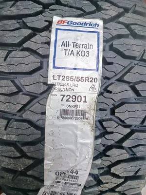 285/55/20 Bf Goodrich Tyres for Tundra,Tacoma G-Wagon,