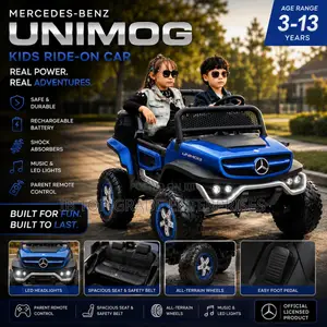 Blue Color Luxury Mercedes-Benz Unimog Ride-on Car for Kids