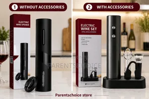 Electric Wine Opener – Available With or Without Accessories