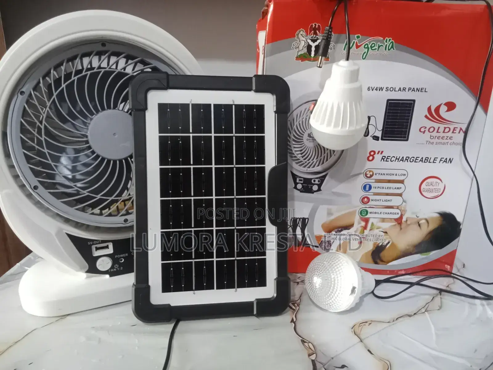 Solar Table Top Fan