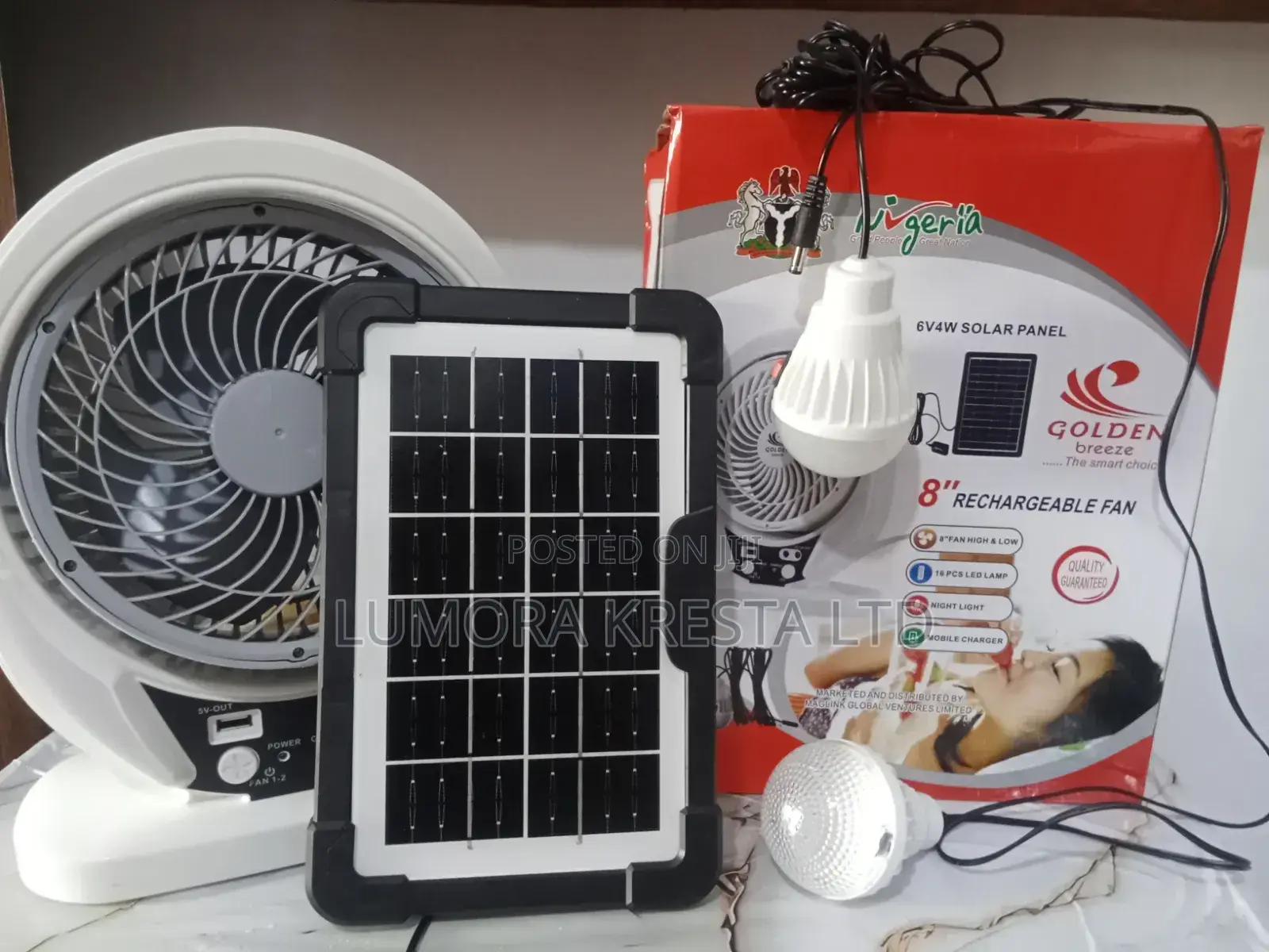 Solar Table Top Fan