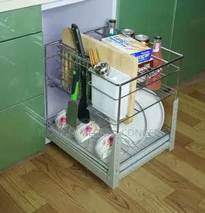 Built-in Pull Out Spicy Rack
