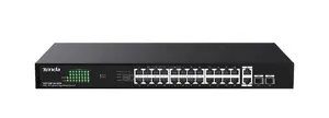 Tenda 26GE+2SFP Ethernet Switch With 24-Port PoE-TEG1128P-24-410W