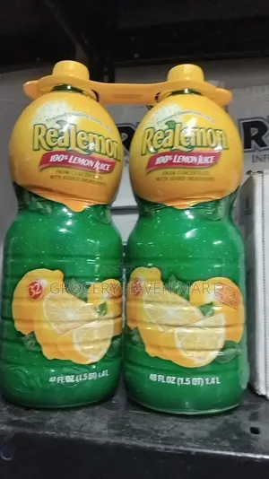 Realemon 100% Lemon Juice 1.4L, 2- Pack
