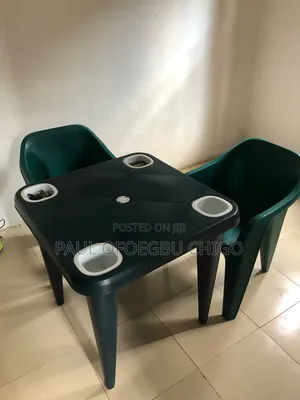 Plastic Dining Table and Chairs
