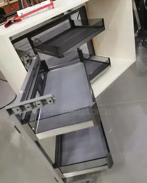 Built-in Glass Magic Corner Storage