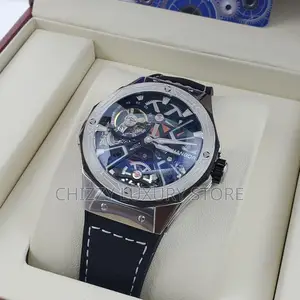 Hanboro Quality Luxury Men Automatic Engine Wristwatch