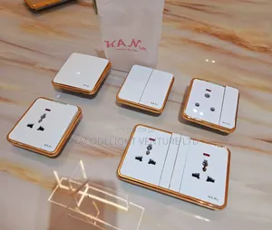 2gang Shining White Switch and Socket