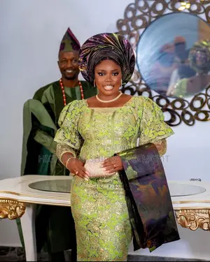 Olive Green Traditional Outfit for Couple