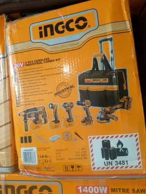 5 Pic 20v Industrial Combo Kit Cordless