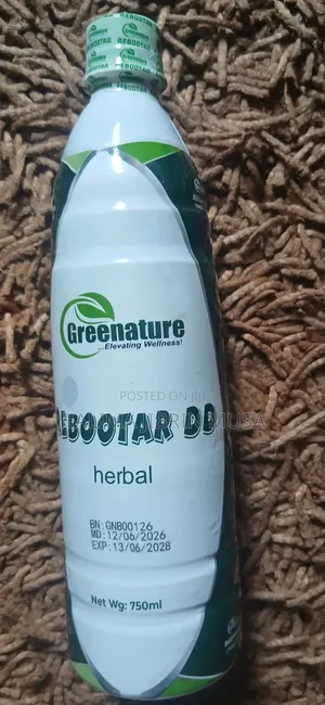 Greenature Rebootar Dd herbal-750ml.nafdac reg.no.:a7-103627l