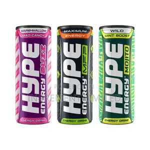 Hype Energy Energy Drink, Variety Tray - 250ml X 24 Cans