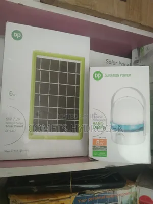 Original Dp Solar-Enabled Rechargeable Led Hand Lamp With Solar Panel