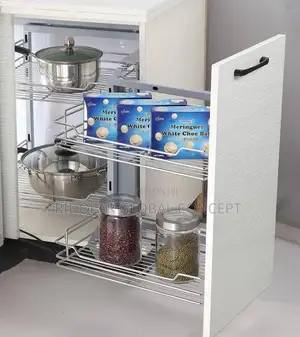 Built-in Wire Magic Corner Storage