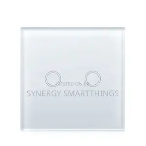 Tuya Zigbee Touch Smart 2 Gang Switch White Color