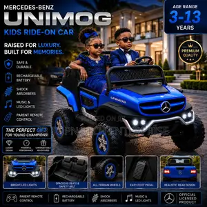 Blue Color Mercedes-Benz Unimog Luxury Design Ride on Toy Car for Kids