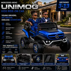 Buy Luxury Blue Mercedes-Benz Unimog Ride-on Car for Your Child's Day