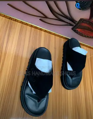 Title: Executive Handmade Leather Slippers /Mens Footwear