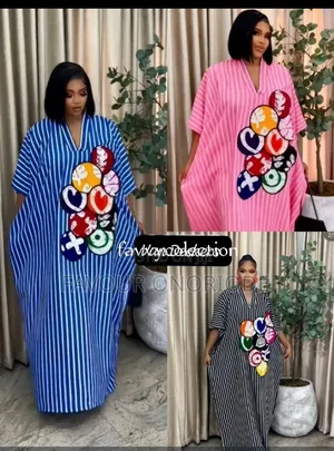 Long Bubu Gown Available for My Beautiful Ladies