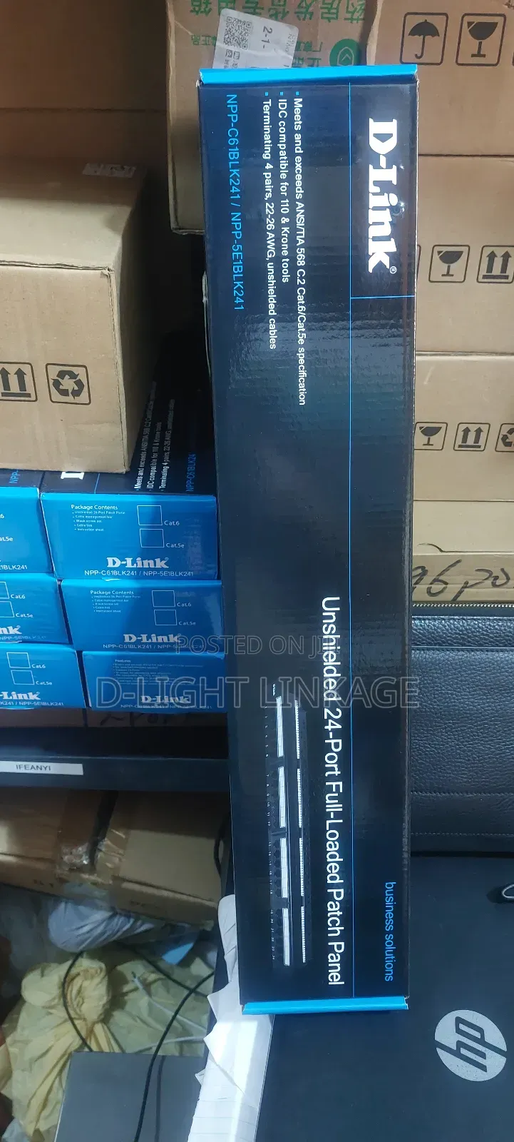 D-Link Cat6 24-Port Patch Panel