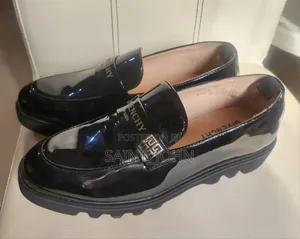 Givenchy Label Patent Leather Loafers