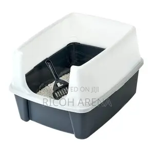 Iris Cat Litter Box With Tray and Scoop