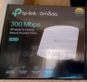 TP-Link 300mps Wireless and Ceiling Mount Access Point EAP110