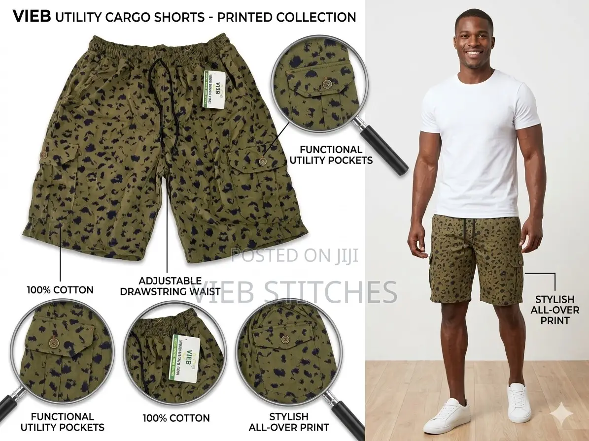 Casual Combat Cargo Shorts