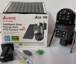 Ausno 6MP A30 4G Dual Lens Solar PTZ