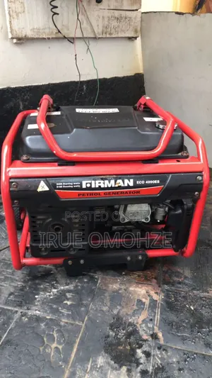 Clean 4kva Key Starter Fireman Generator