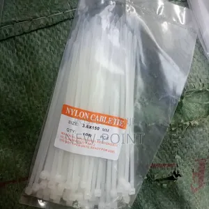 Nylon Cable Ties 3.6 × 150mm – 100 Pieces Heavy-Duty Wire Zip Ties