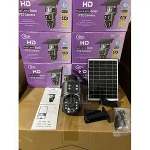  Big Lens UBox 4G Dual Lens Solar Powered CCTV Camera