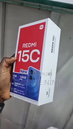 New Xiaomi Redmi 15C 4G 128 GB Black