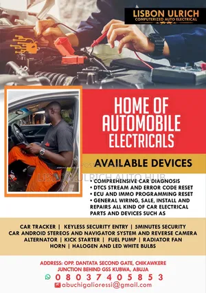 Vehicle Diagnosis and Programming and Electrical Repairs