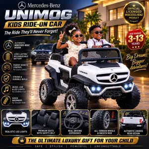 White Color Mercedes-Benz Unimog Ride-on Car for Children