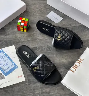 Dior Quilted Slide Sandals