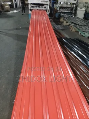 Longspan Design Aluminium Roofing Sheets Red Oven Baked